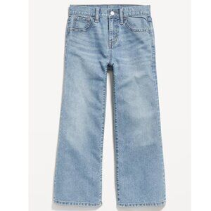 ✨ Old‎ Navy Girls High-Waisted Baggy Wide-Leg Jeans - Light Wash ✨